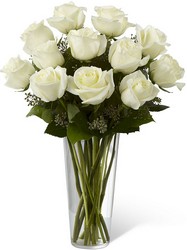 The FTD White Rose Bouquet from Victor Mathis Florist in Louisville, KY